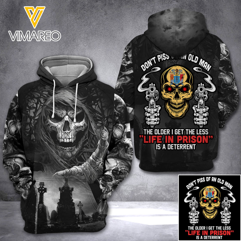 New Jersey Man Hoodie 3d Printed 3122