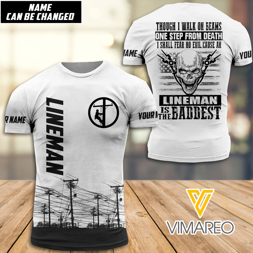 Lineman CUSTOMIZE T SHIRT 3D PRINTED HL3222