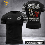 Customized Pipefitter Soldier 3D Printed Combat Shirt EZHQ080621