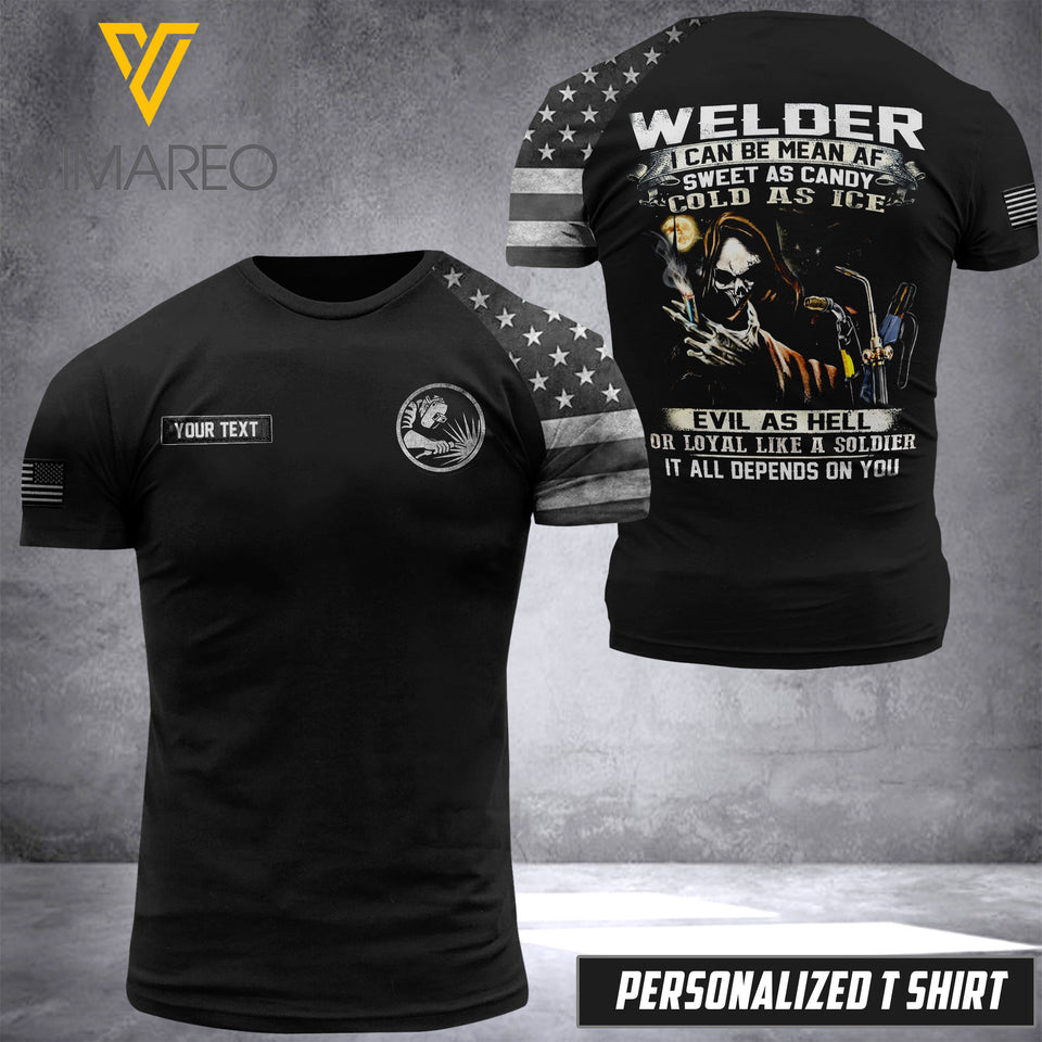 Customized Welder Soldier 3D Printed Combat Shirt EZHQ080621