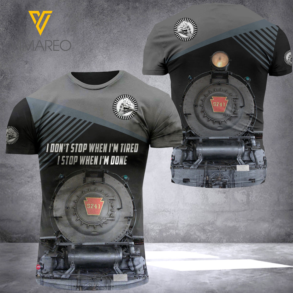 Pennsylvania Railroad TSHIRT 3D PRINTED JUE-HQ24