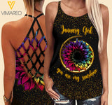 January Girl Criss-Cross Open Back Camisole Tank Top 1303NGBQ