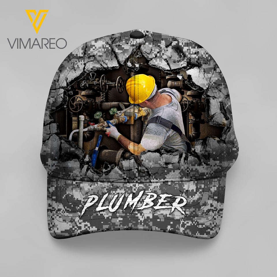 Plumber 3D printed Peaked cap JTW
