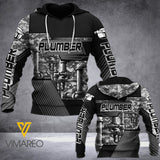Plumber 3D printed hoodie KTS