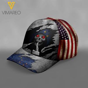 alaska Peaked cap 3D TL093 SKULL
