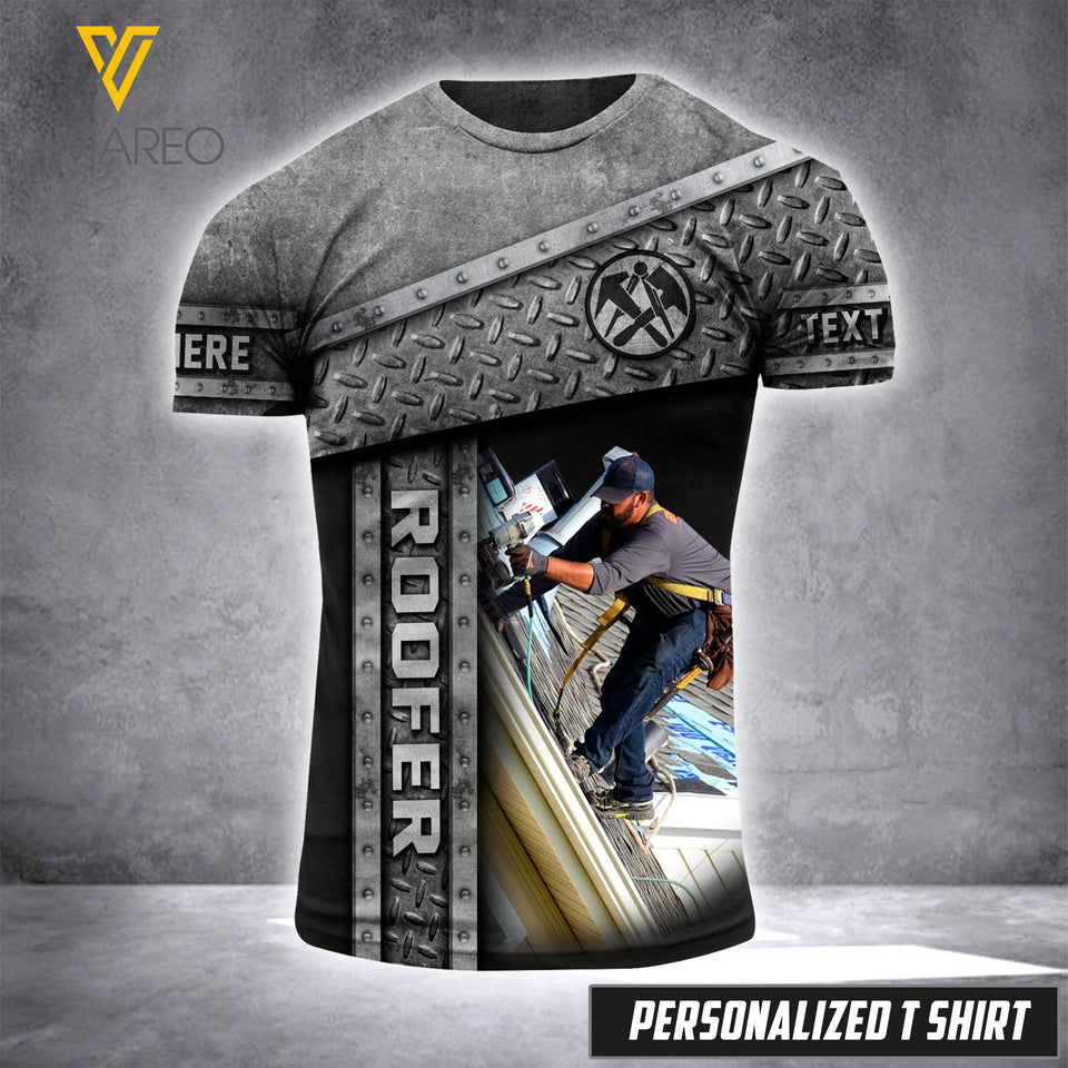roofer CUSTOMIZE T SHIRT 3D PRINTED TMT 125