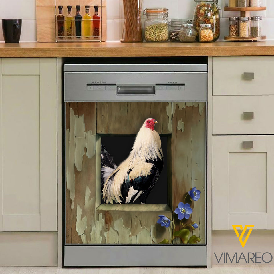 Rooster Kitchen Dishwasher Cover