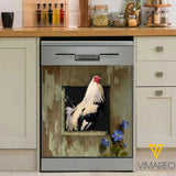 Rooster Kitchen Dishwasher Cover