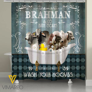 Brahman Cattle Shower Curtain VMT