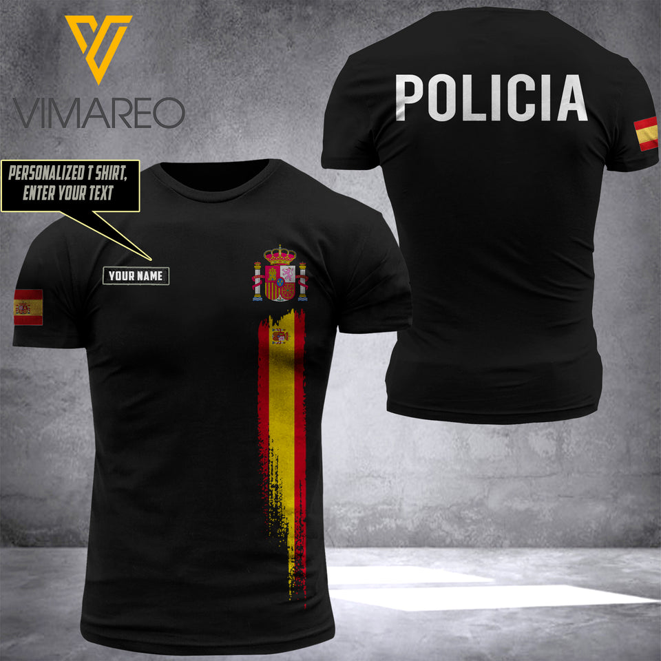 Personalized Spanish Police NXHN