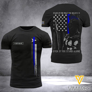 Personalized Texas Stand for what you believe in Tshirt