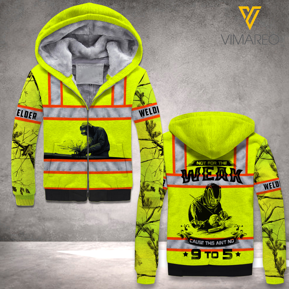 PERSONALIZED WELDER FLEECE HOODIE 3D PRINTED LC