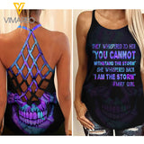 May Girl Criss-Cross Open Back Camisole Tank Top WSTTSK